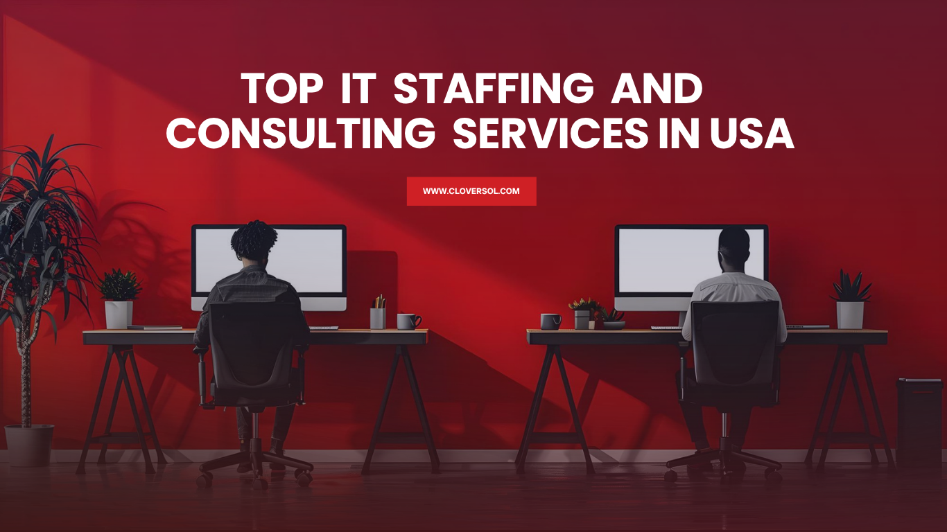 Professional IT staffing and consulting team at Clover Solutions helping businesses hire skilled technology professionals in the USA.