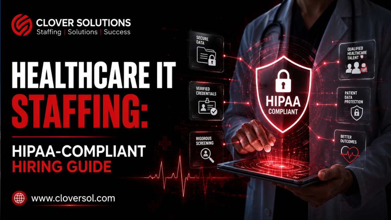 Healthcare IT staffing HIPAA compliant hiring guide 2026