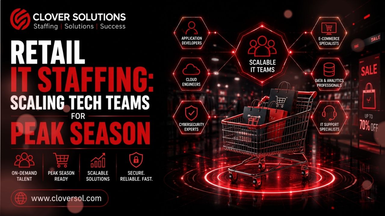 Retail IT staffing seasonal scaling omnichannel technology